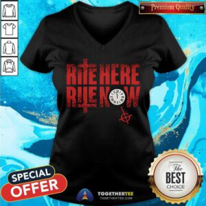 Rite Here Rite Now RHRN Film Logo V-neck