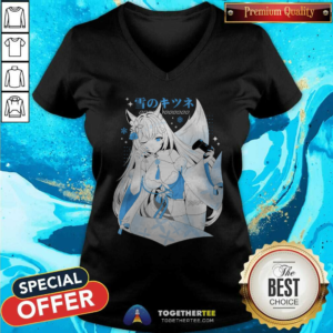 Vulpixsi Sleepy Fox V-neck