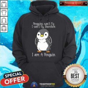 Awesome I Can't Fly Therefore I Am A Penguin Hoodie