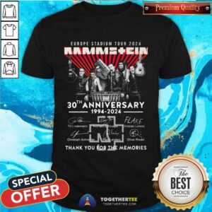 Awesome Rammstein 30th Anniversary 1994-2024 Europe Tour T-Shirt