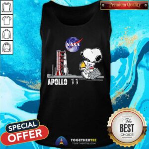 Great Snoopy NASA Apollo 11 Tank-top