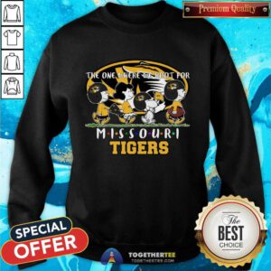 Great Snoopy Peanuts We Root For Missouri Tiger Sweatshirt