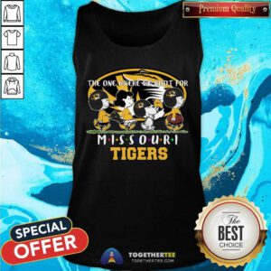 Great Snoopy Peanuts We Root For Missouri Tiger Tank-top