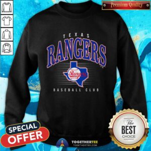 Great Texas Rangers Cooperstown Baseball Club Sweatshirt