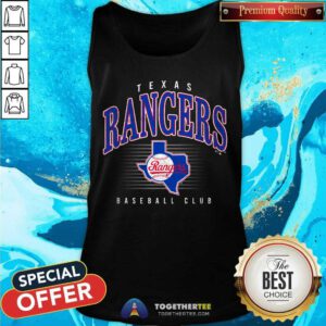 Great Texas Rangers Cooperstown Baseball Club Tank-top