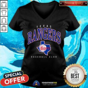 Great Texas Rangers Cooperstown Baseball Club V-neck