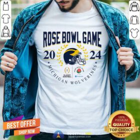 Nice Michigan Wolverines 2023 Laurel Helmet CFP Bound T-Shirt