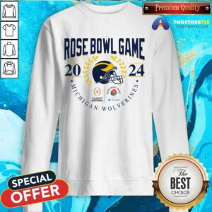 Nice Michigan Wolverines 2023 Laurel Helmet CFP Bound Sweatshirt
