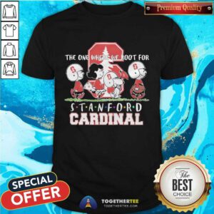Nice Snoopy Peanuts We Root For Stanford Cardinal T-Shirt