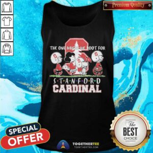 Nice Snoopy Peanuts We Root For Stanford Cardinal Tank-top