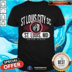 Nice St. Louis City SC Badge Of Honor T-Shirt