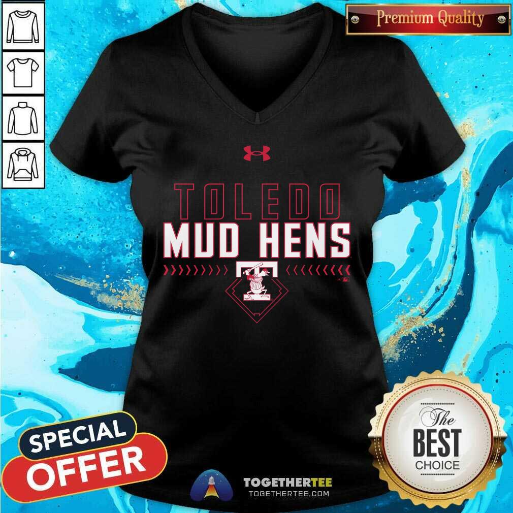 Nice Toledo Mud Hens Nolan UA Baseball V-neck