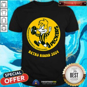 Nice Woodville Football Club Sanfi Peckers Retro Round 2024 T-Shirt