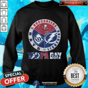 Official Tampa Bay Lightning Tampa Bay Buccaneers Tampa Bay Rays Sweatshirt