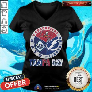 Official Tampa Bay Lightning Tampa Bay Buccaneers Tampa Bay Rays V-neck