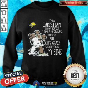 Premium Snoopy I’m Christian I Make Mistake I Mess Up Sweatshirt