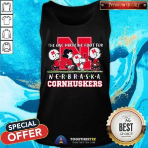 Premium Snoopy Peanuts We Root For Nebraska Cornhuskers Tank-top