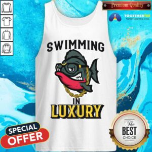 Premium Swimming In Luxury Tank-top