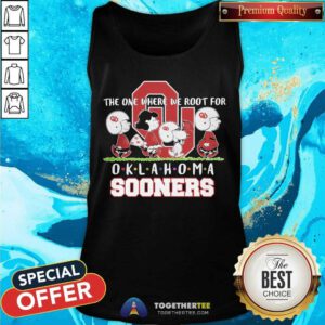 Pretty Snoopy Peanuts We Root For Oklahoma Sooners Tank-top