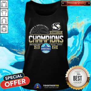 Pretty Women's Basketball Sacramento State Champions 2023 Tank-top