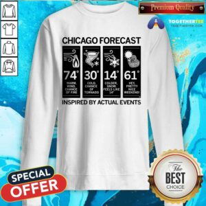 Good Chicago Forecast Inspired By Actial Events Sweatshirt