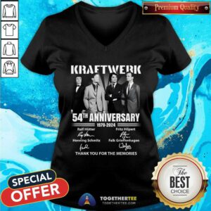 Good Kraftwerk 54th Anniversary 1970-2024 V-neck