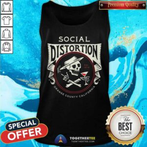 Good Social Distortion Skelly Circle Tank-top