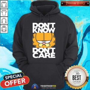 Official Garfield Don't Know Don't Care Hoodie