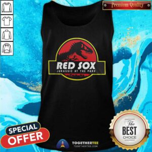 Official MLB Boston Red Sox Jurassic At The Park Tank-top