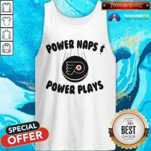 Original Power Naps Power Plays Philadelphia Flyers Hockey Tank-top