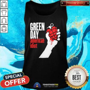 Premium Green Day American Idiot Tank-top