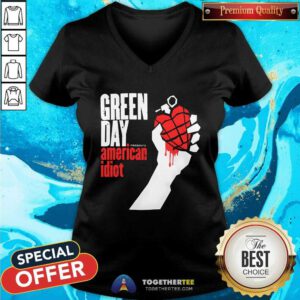 Premium Green Day American Idiot V-neck