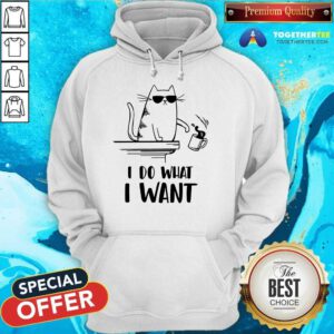 Premium Rude Cat I Do What I Want Hoodie