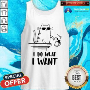 Premium Rude Cat I Do What I Want Tank-top