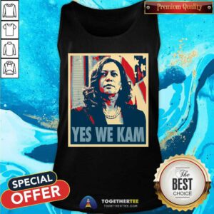 Pretty Kamala Harris Yes We Kam Tank-top