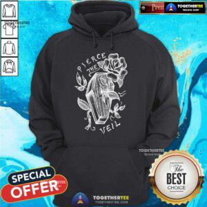 Pretty Pierce The Veil Coffin & Roses Boyfriend Hoodie