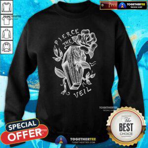 Pretty Pierce The Veil Coffin & Roses Boyfriend Sweatshirt