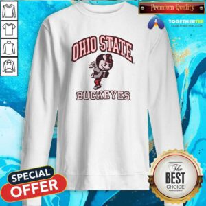 Awesome Ohio State Brutus Buckeye Crewneck Sweatshirt