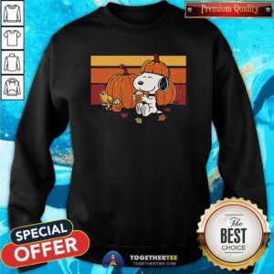 Awesome Snoopy And Woodstock Pumpkin Spice And Friends Sweatshirt
