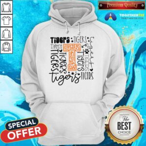 Funny Personalized Colorful Leopard Mascot Teacher Hoodie