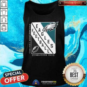 Funny Philadelphia Eagles Starter Shield Logo Tank-top