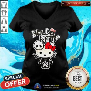 Funny Sanrio Hello Kitty Halloween V-neck