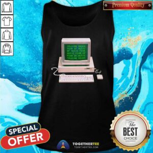 Funny Talking Heads Fear Of Music Computer Tank-top