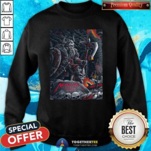 Great Metallica M72 Night Poster US Bank Stadium Aug 16th 2024 Sweatshirt