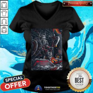 Great Metallica M72 Night Poster US Bank Stadium Aug 16th 2024 V-neck