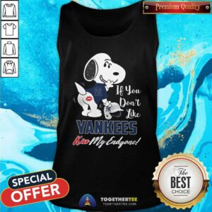 Great Snoopy New York Yankees For MLB Fans Tank-top