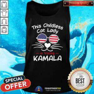 Great This Childless Cat Lady Is Voting Kalama Harris Tank-top