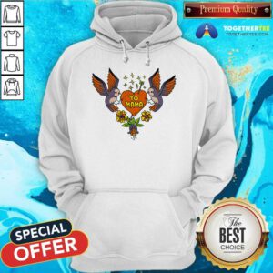 Great Yo Mama Flowers And Bird Hoodie