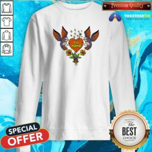 Great Yo Mama Flowers And Bird Sweatshirt