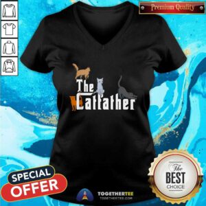 Happy The Cat Father Kalama Harris V-neck